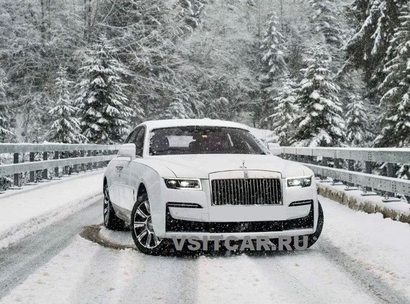 Белый Rolls Royce Ghost 2 - visitcar.ru
