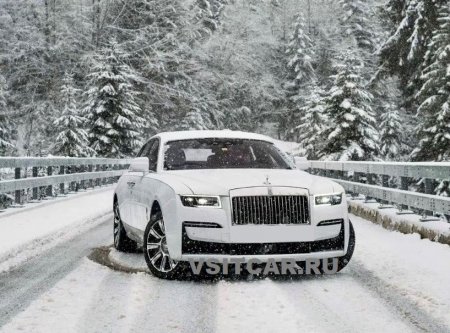 Белый Rolls Royce Ghost 2